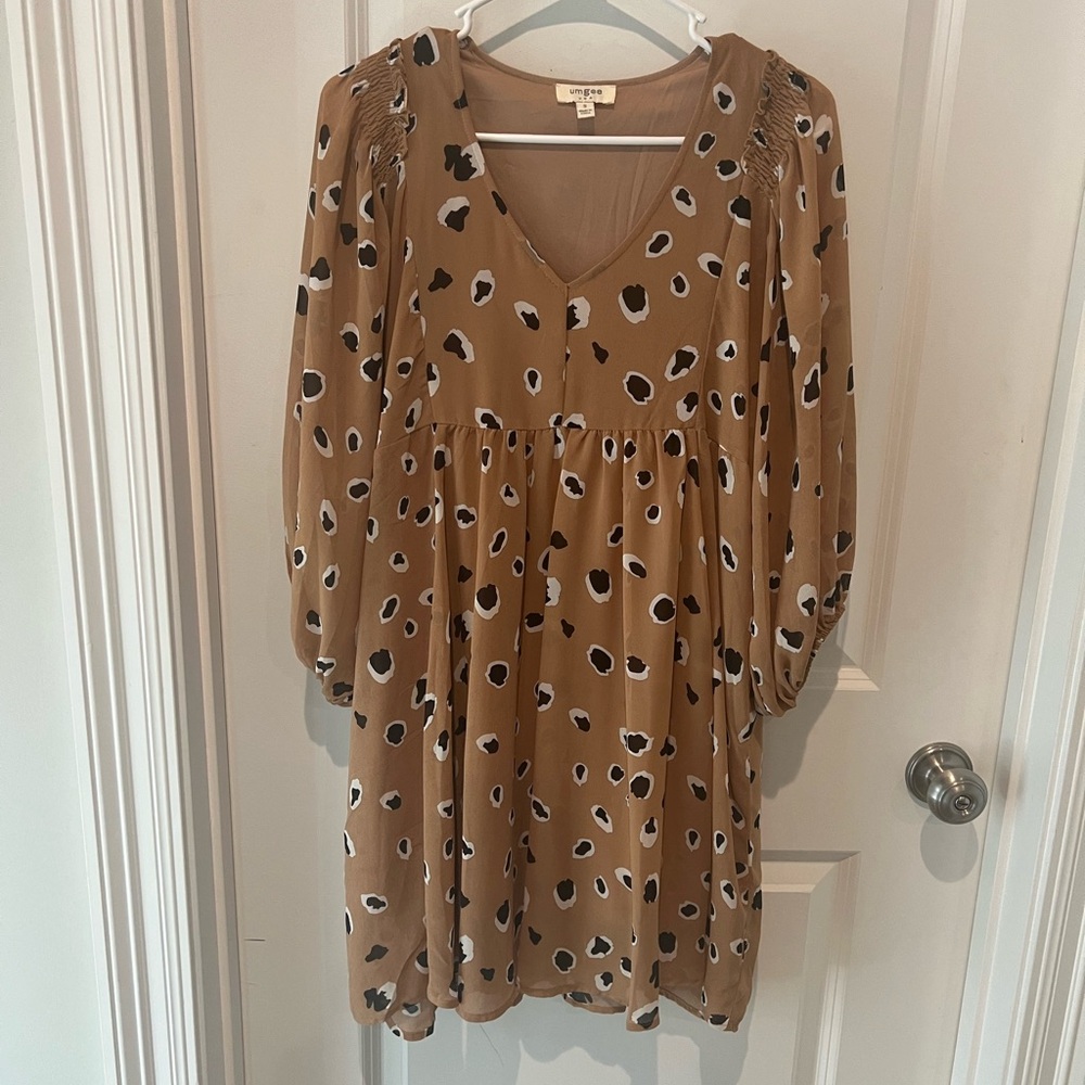 Umgee Tan Dress size small